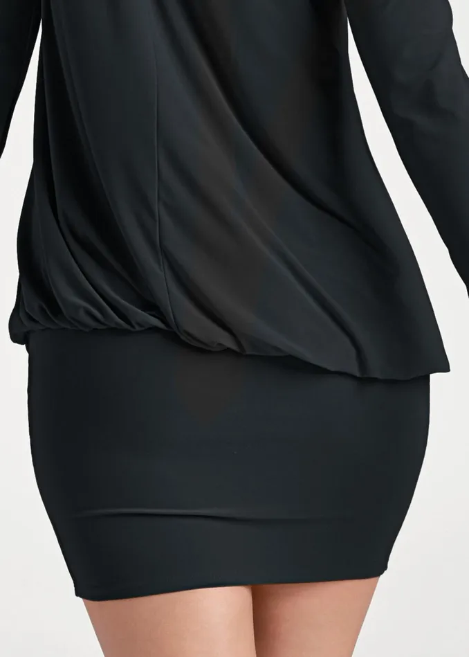 Laceup Mini Dress Black Women VENUS Party Dresses