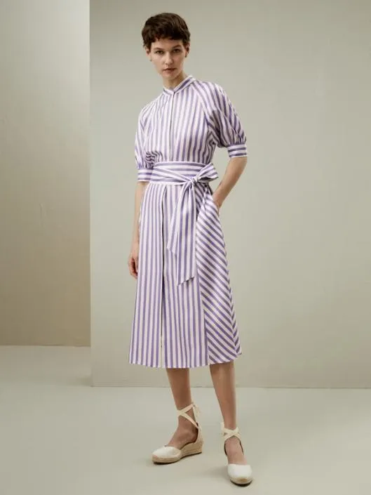 Lavender Striped Silk Shirtdress For Practical And Versatile Style Women Jumpsuits Lilysilk Dresses Lavender Striped Silk Shirtdress For Practical And Versatile Style Women Jumpsuits Lilysilk Dresses