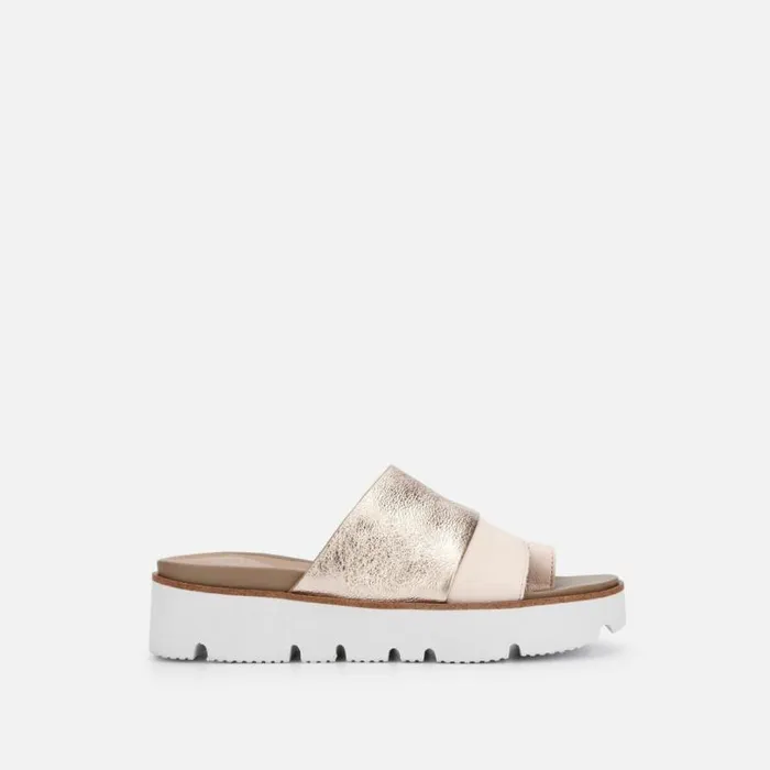 Lavern Metallic Platform Slide With Eva Rose Gold Multi Women Kenneth Cole Gentle Souls Lavern Metallic Platform Slide With Eva Rose Gold Multi Women Kenneth Cole Gentle Souls