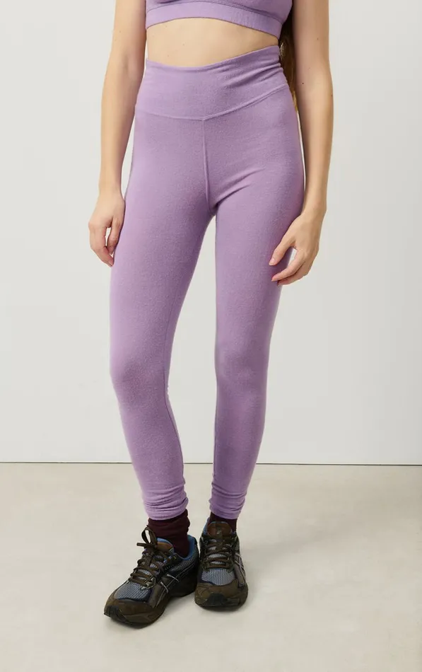 Leggings Ypawood Amethyst Melange Women American Vintage Joggers and Leggings