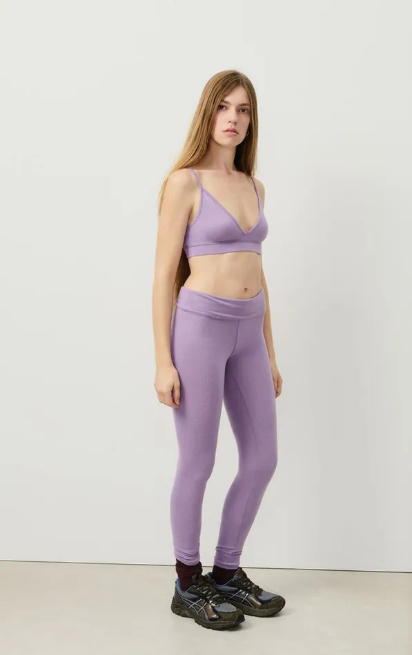 Leggings Ypawood Amethyst Melange Women American Vintage Joggers and Leggings Leggings Ypawood Amethyst Melange Women American Vintage Joggers and Leggings