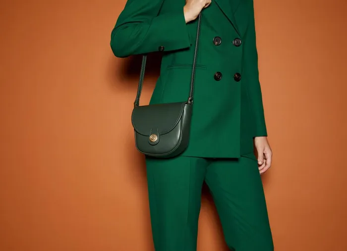 LK Bennett Dee Green CrossBody Bag Women CrossBody Bags