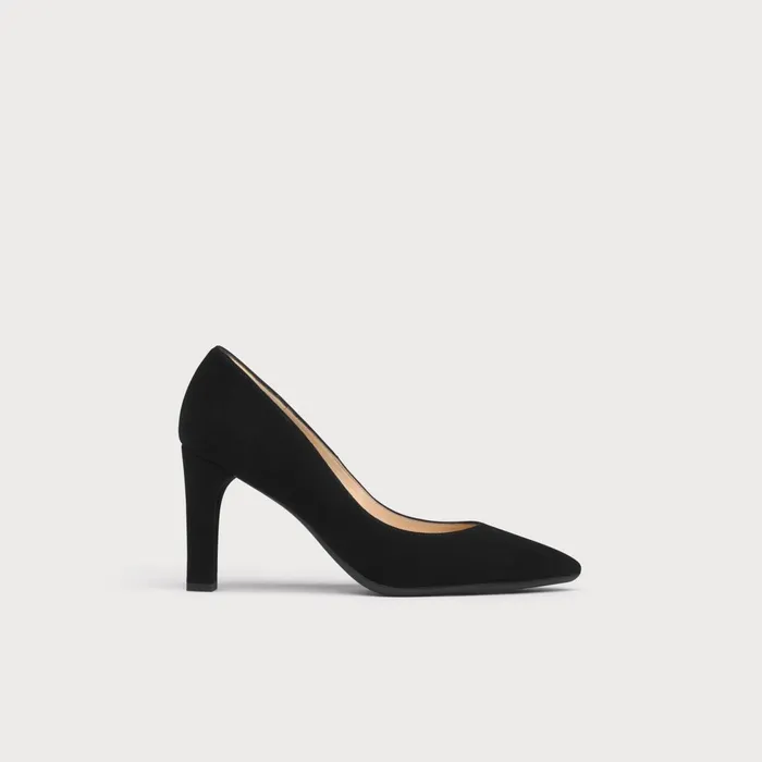 LK Bennett Tess Navy Suede Courts Women Court Shoes