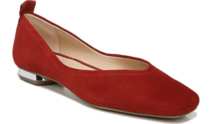 Loafers Women Franco Sarto Franco Ailee Flat Campari Suede