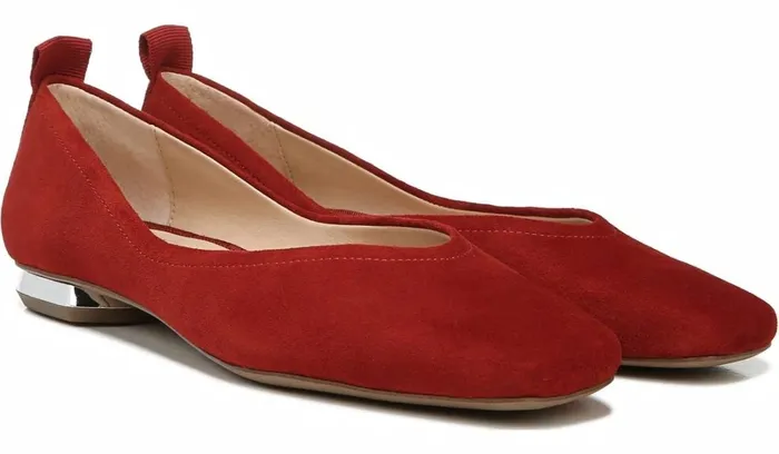 Loafers Women Franco Sarto Franco Ailee Flat Campari Suede