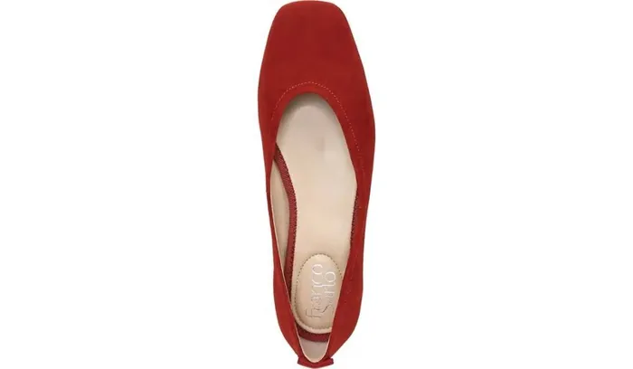 Loafers Women Franco Sarto Franco Ailee Flat Campari Suede