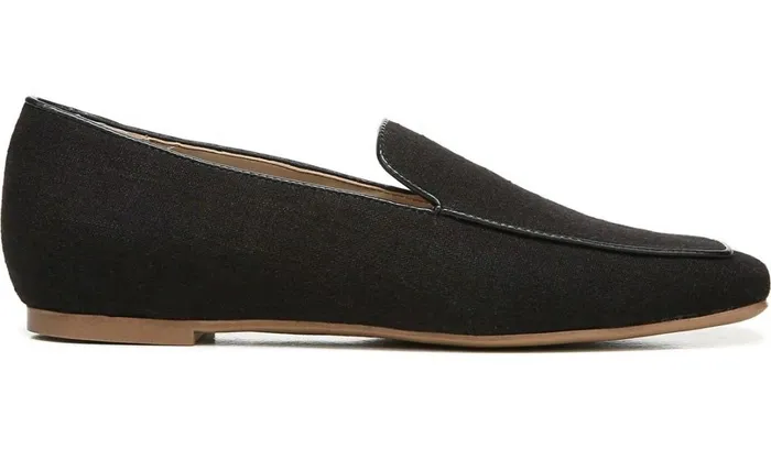 Loafers Women Franco Sarto Franco Averly 2 Loafer Black Linen