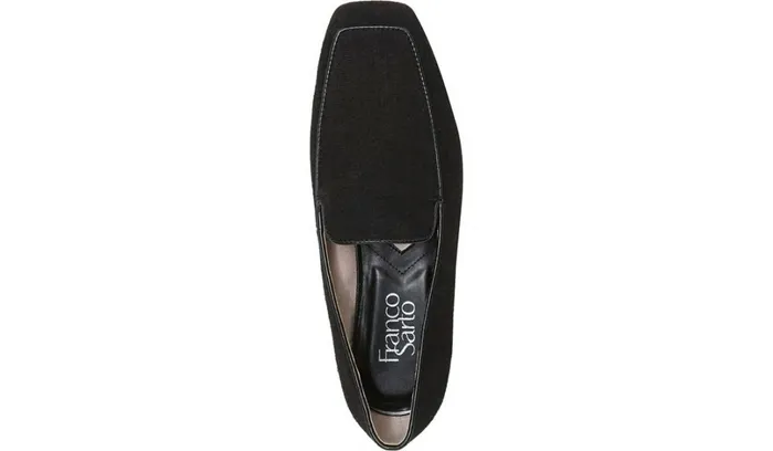 Loafers Women Franco Sarto Franco Averly 2 Loafer Black Linen