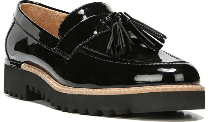 Loafers Women Franco Sarto Franco Carolynn Loafer Black Patent