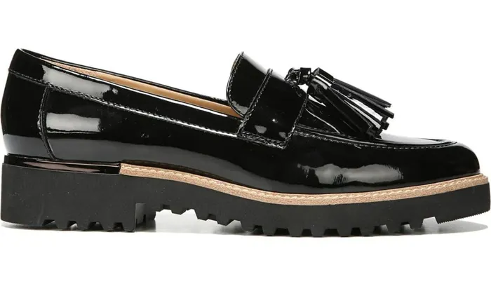 Loafers Women Franco Sarto Franco Carolynn Loafer Black Patent