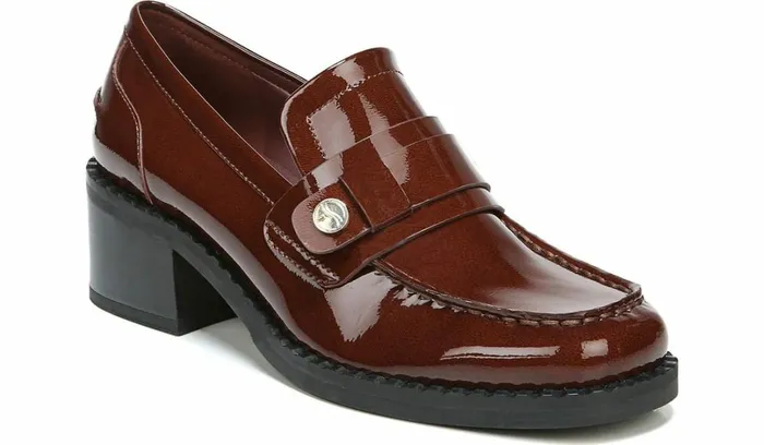 Loafers Women Franco Sarto Franco Rozette Loafer Dark Walnut Leather