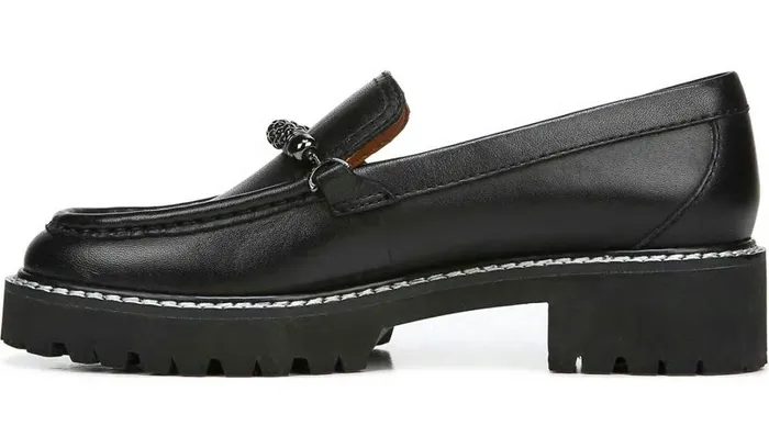 Loafers Women Franco Sarto Sarto Domina Loafer Black Leather