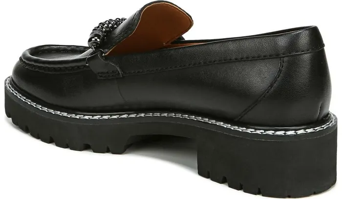 Loafers Women Franco Sarto Sarto Domina Loafer Black Leather