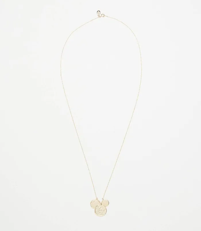 LOFT Charmed Pendant Necklace Gold Women Jewelry