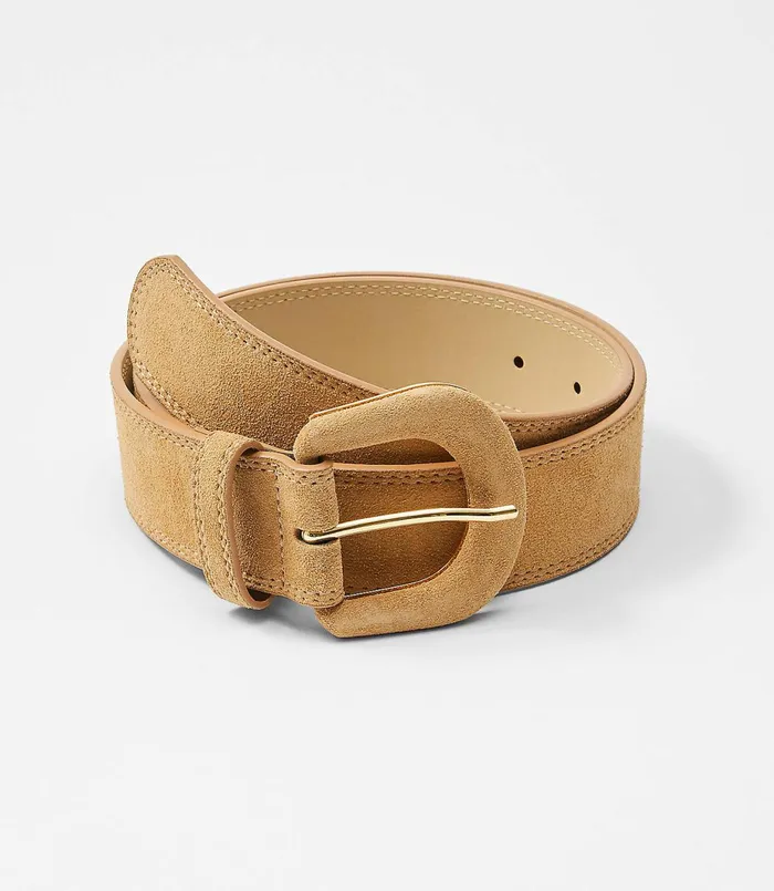 LOFT Suede Belt Vintage Olive Women Belts
