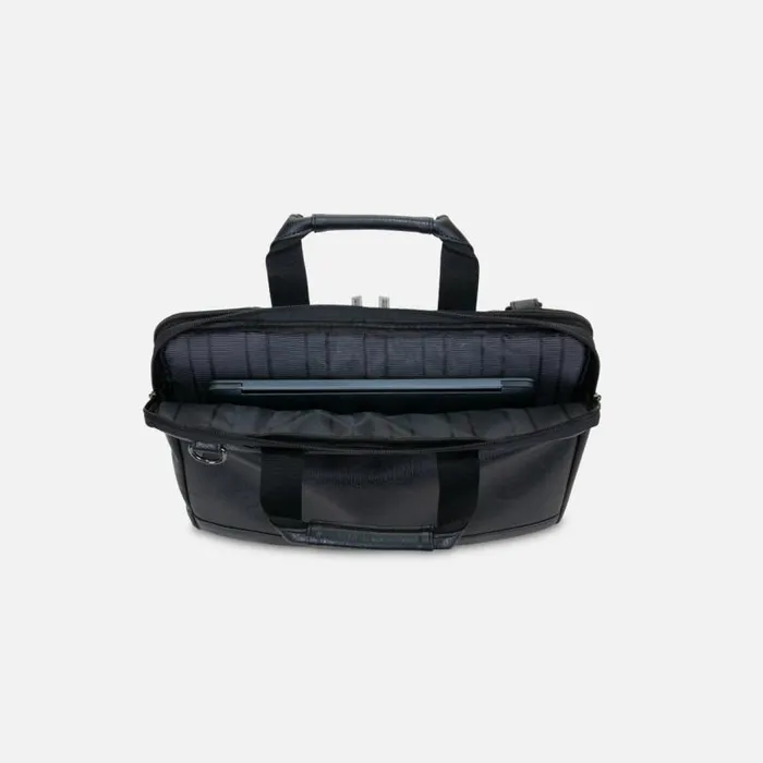 Long Way To Go Slim Double Gusset Computer Case Black Men Kenneth Cole Bags