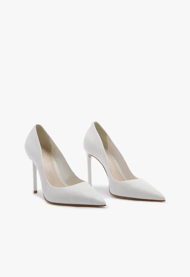 Lou Leather Pump White Women Schutz Shoes
