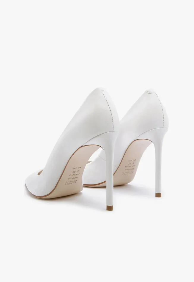 Lou Leather Pump White Women Schutz Shoes
