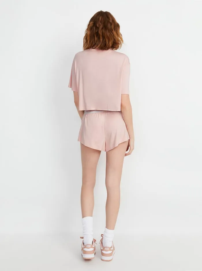 Loungewear Women Alice Olivia Big Feelings Madden Short Sleeve Pj Set Rosy Pink