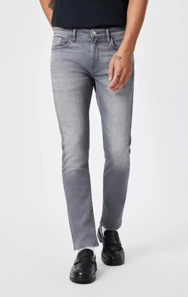 Marcus Slim Straight Leg In Mid Grey Feather Blue Men Mavi Jeans Denim Marcus Slim Straight Leg In Mid Grey Feather Blue Men Mavi Jeans Denim