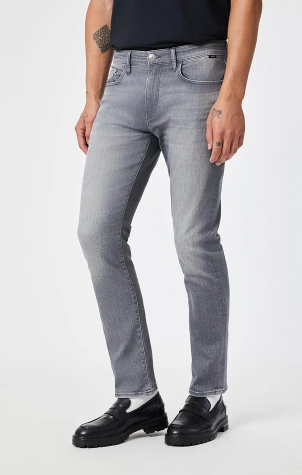Marcus Slim Straight Leg In Mid Grey Feather Blue Men Mavi Jeans Denim Marcus Slim Straight Leg In Mid Grey Feather Blue Men Mavi Jeans Denim