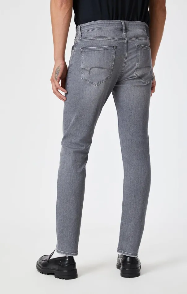 Marcus Slim Straight Leg In Mid Grey Feather Blue Men Mavi Jeans Denim Marcus Slim Straight Leg In Mid Grey Feather Blue Men Mavi Jeans Denim