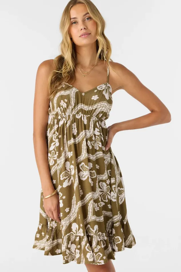 MARLIE MINI DRESS Military Olive Women O039NEILL Clothing