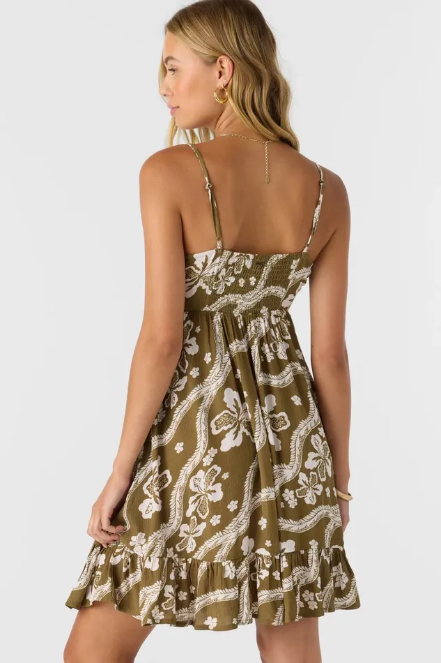 MARLIE MINI DRESS Military Olive Women O039NEILL Clothing