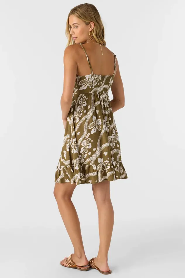 MARLIE MINI DRESS Military Olive Women O039NEILL Clothing