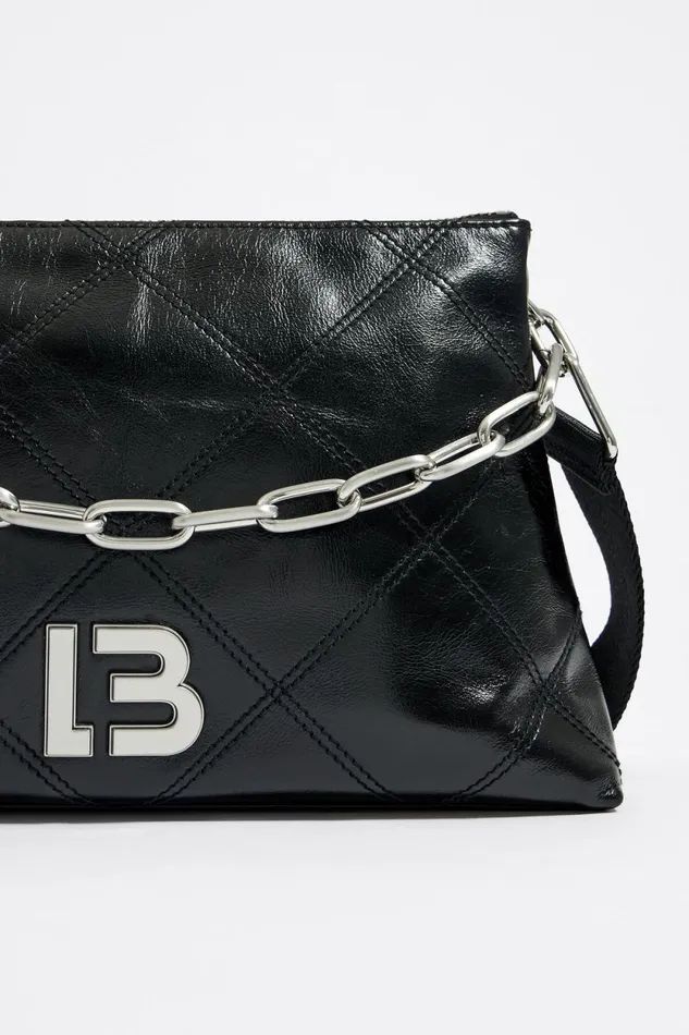 Medium Black Leather Crossbody Bag Black Women Bimba Y Lola Crossbody Bags Medium Black Leather Crossbody Bag Black Women Bimba Y Lola Crossbody Bags