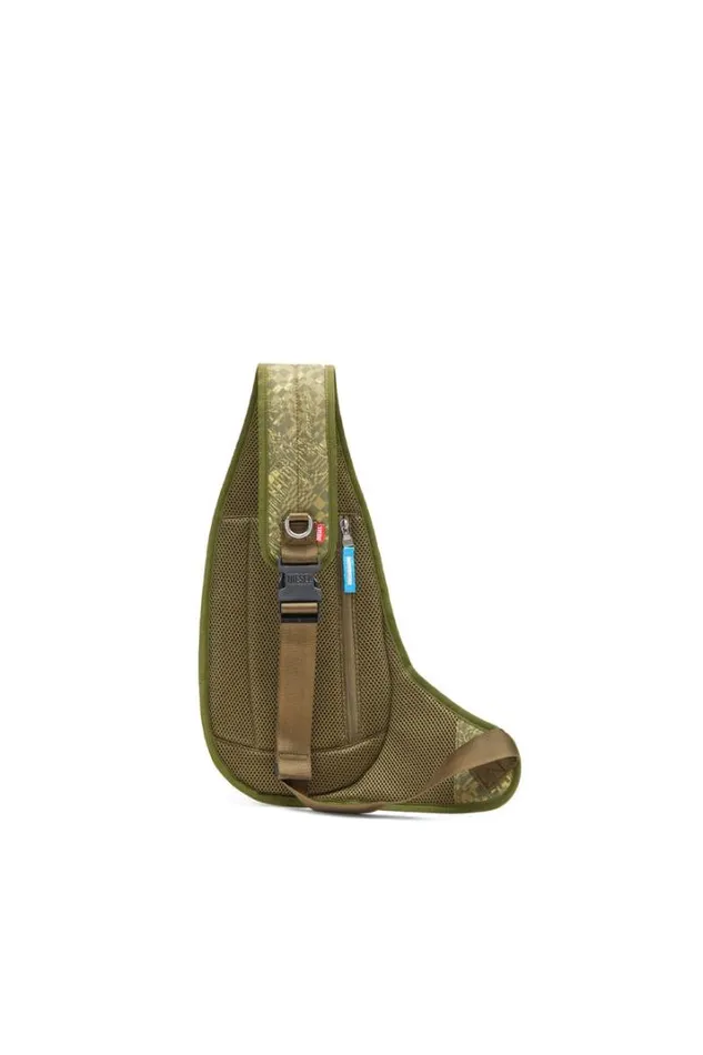 Men 1drPod Sling Bag Military Green Diesel Backpacks Men 1drPod Sling Bag Military Green Diesel Backpacks