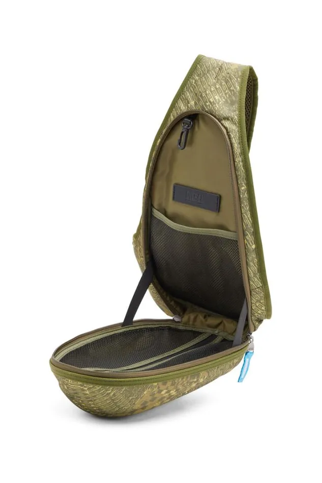 Men 1drPod Sling Bag Military Green Diesel Backpacks Men 1drPod Sling Bag Military Green Diesel Backpacks