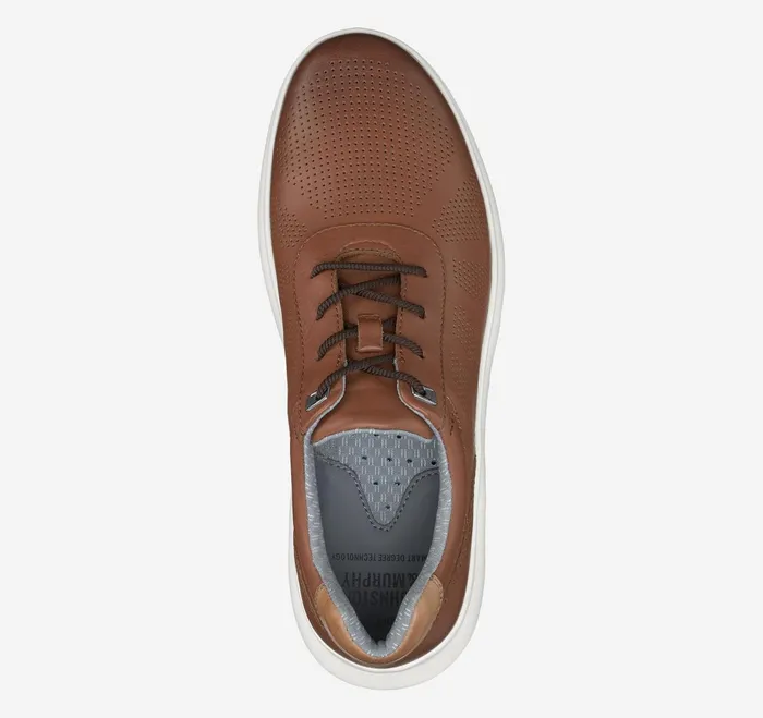 Men Activate UThroat Tan Full Grain JohnstonandMurphy Sneakers