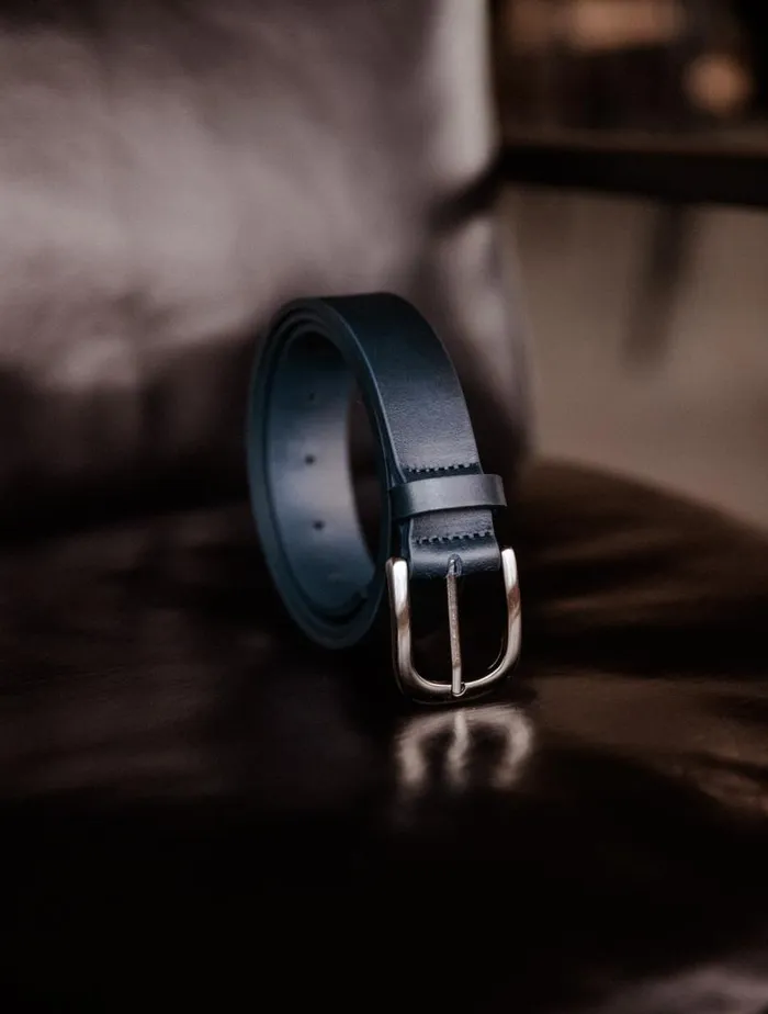 Men Belts Bobbies Austin Abyss Blue