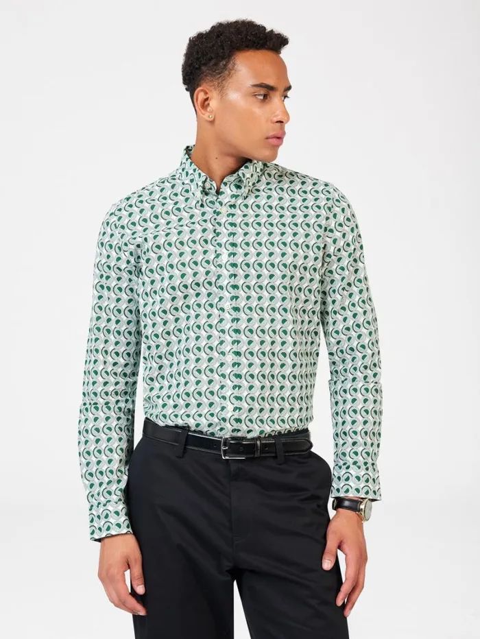 Men Ben Sherman Archive Print Shirts Signature Retro Print Shirt Men Ben Sherman Archive Print Shirts Signature Retro Print Shirt