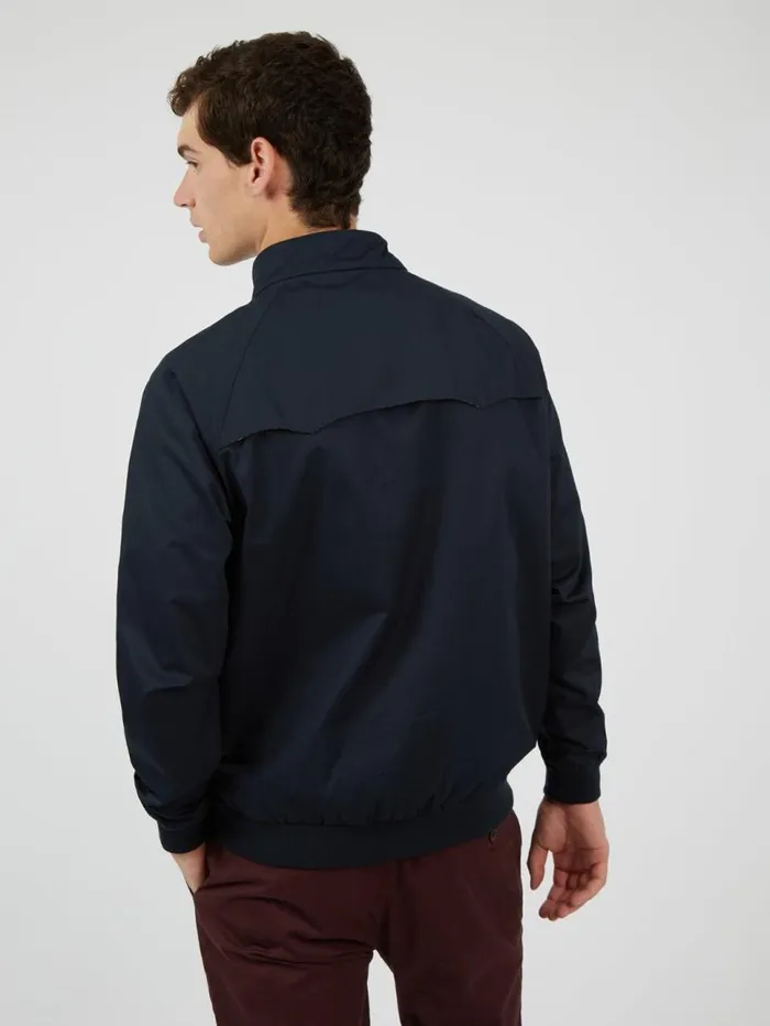 Men Ben Sherman Harrington Jackets Signature Harrington Jacket 8211 Dark Navy