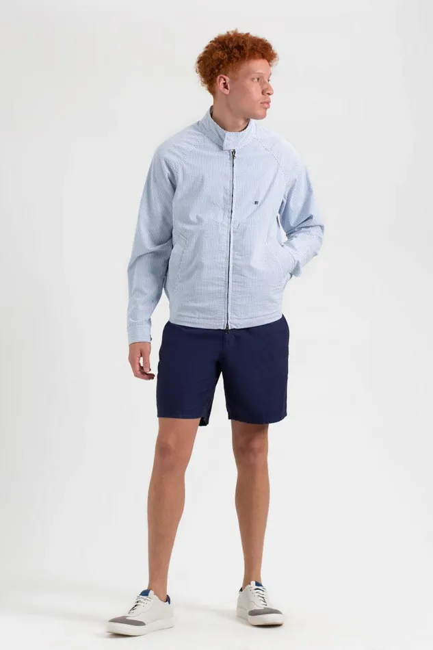 Men Ben Sherman Jackets and Outerwear Seersucker Ivy League Harrington Jacket Men Ben Sherman Jackets and Outerwear Seersucker Ivy League Harrington Jacket