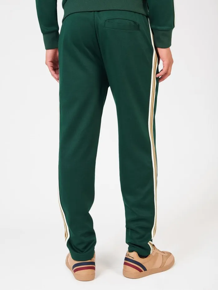Men Ben Sherman Joggers and Track Pants Signature House Taped Track Pant 8211 Dark Green