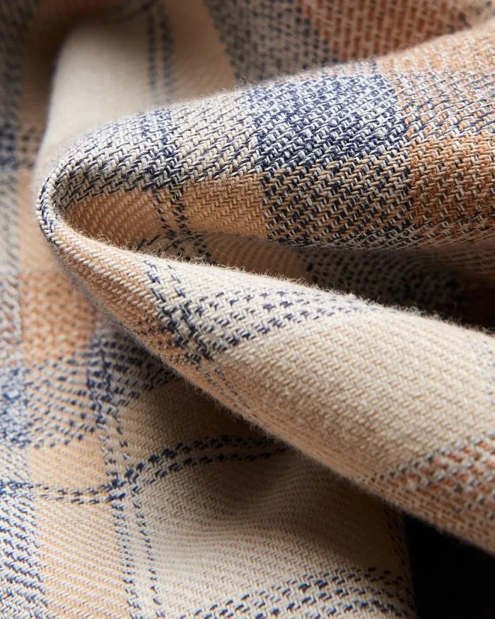 Men Ben Sherman Long Sleeve Shirts Twisted Yarn Check Shirt 8211 Sand Men Ben Sherman Long Sleeve Shirts Twisted Yarn Check Shirt 8211 Sand