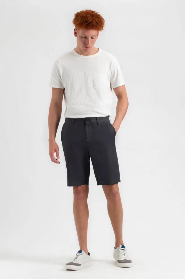 Men Ben Sherman Shorts Everyday Slim Fit Chino Short 8211 Charcoal