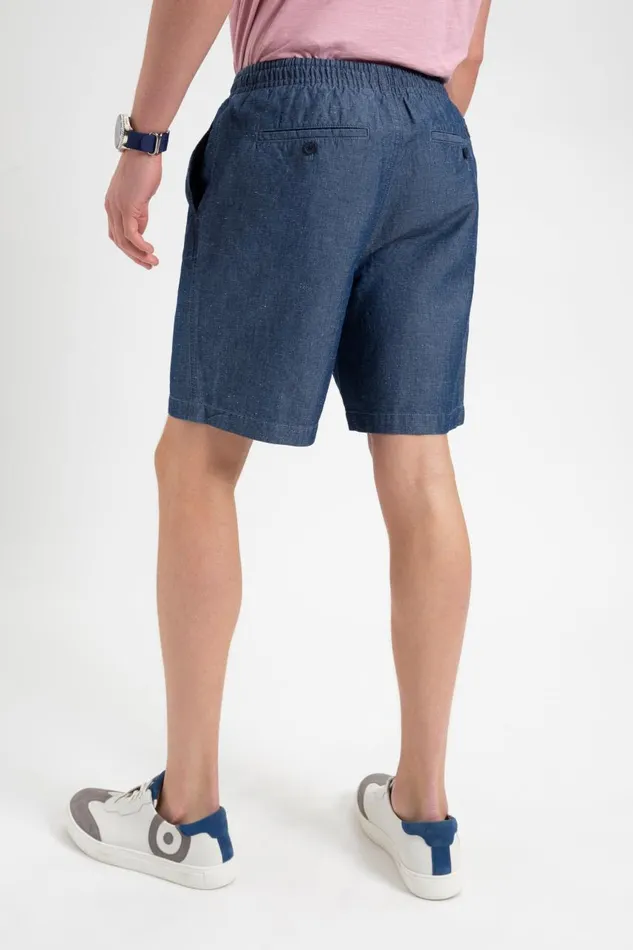 Men Ben Sherman Shorts Hastings Organic Chambray Chino Deck Short