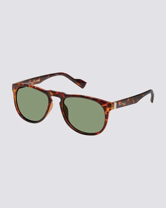 Men Ben Sherman Sunglasses Charles Polarized EcoGreen Sunglasses 8211 Tortoise