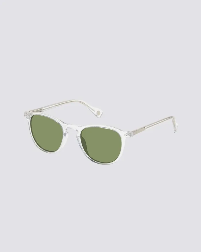 Men Ben Sherman Sunglasses Grove Polarized Round Eco Sunglasses 8211 Crystal