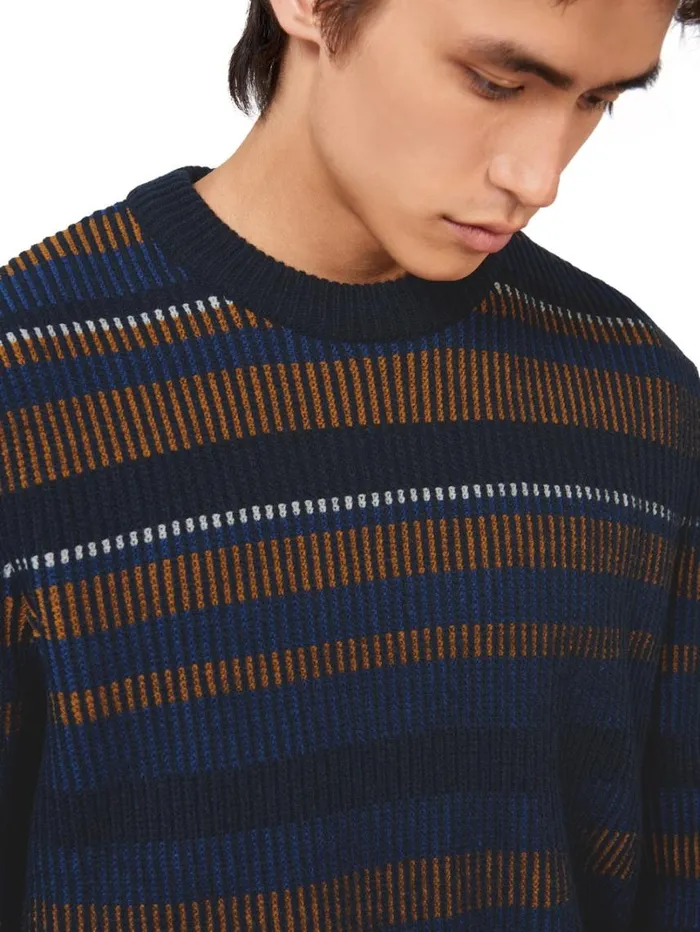 Men Ben Sherman Sweaters and Knits B By Stripe Knit Sweater Men Ben Sherman Sweaters and Knits B By Stripe Knit Sweater