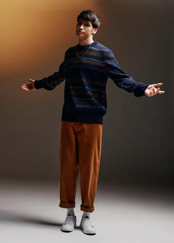 Men Ben Sherman Sweaters and Knits B By Stripe Knit Sweater Men Ben Sherman Sweaters and Knits B By Stripe Knit Sweater