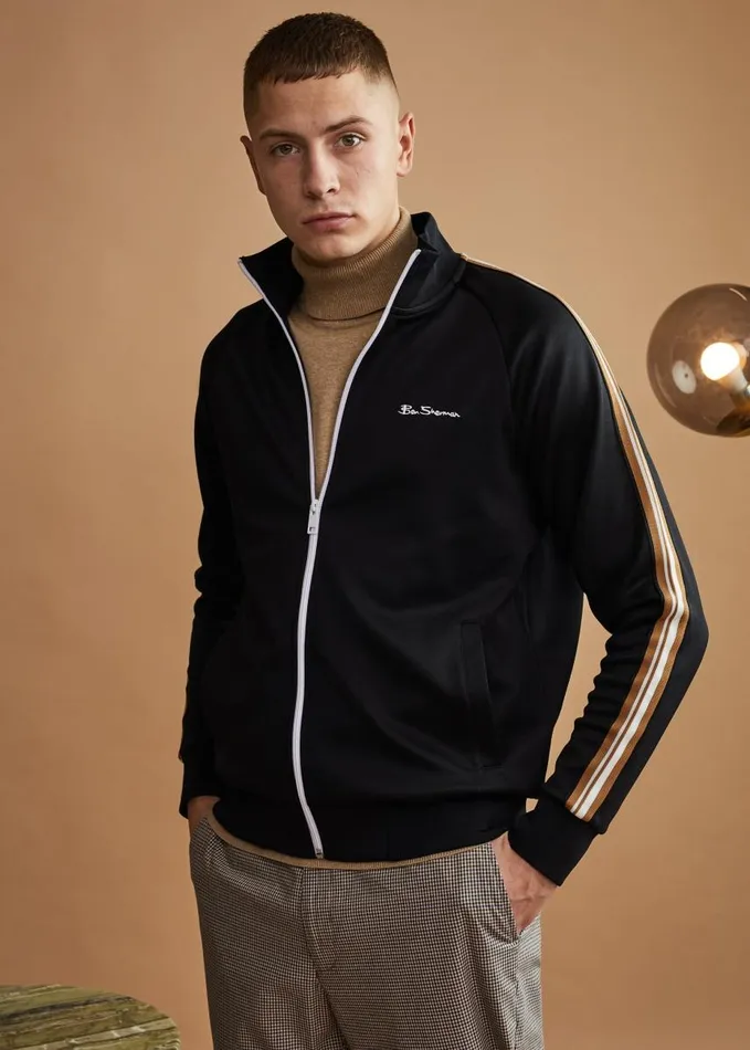 Men Ben Sherman Sweatshirts and Hoodies Signature ZipThrough Track Jacket 8211 Black Men Ben Sherman Sweatshirts and Hoodies Signature ZipThrough Track Jacket 8211 Black