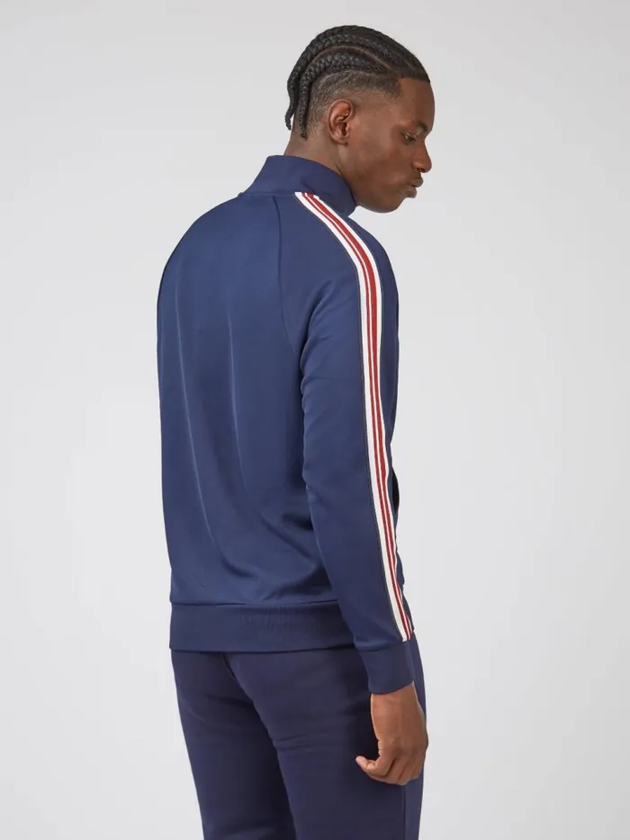 Men Ben Sherman Sweatshirts and Hoodies Signature ZipThrough Track Jacket 8211 Marine