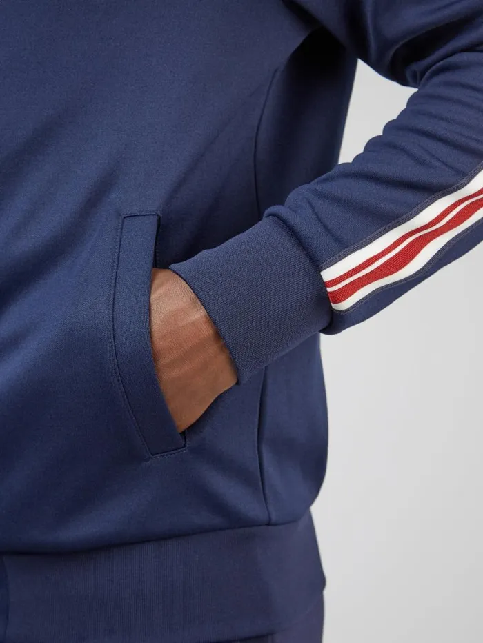 Men Ben Sherman Sweatshirts and Hoodies Signature ZipThrough Track Jacket 8211 Marine
