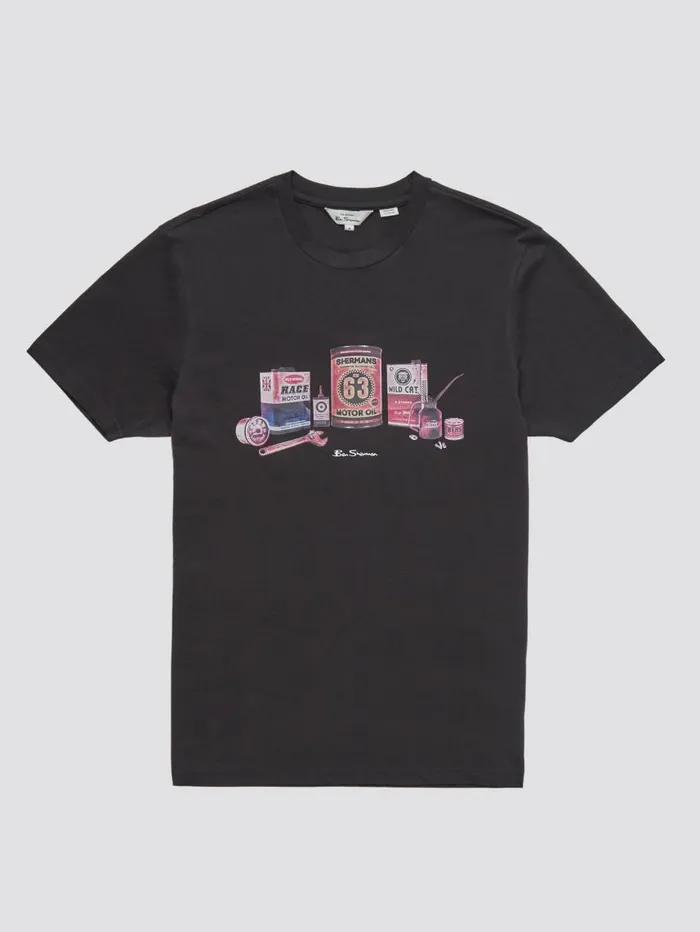 Men Ben Sherman TShirts and Graphic Tees Organic Jersey ChestPrint Graphic Tee Men Ben Sherman TShirts and Graphic Tees Organic Jersey ChestPrint Graphic Tee