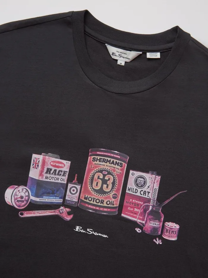 Men Ben Sherman TShirts and Graphic Tees Organic Jersey ChestPrint Graphic Tee Men Ben Sherman TShirts and Graphic Tees Organic Jersey ChestPrint Graphic Tee